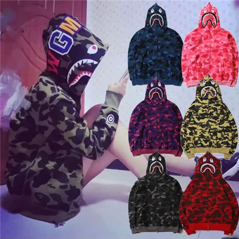 Bape full zip hoodie - Image 3