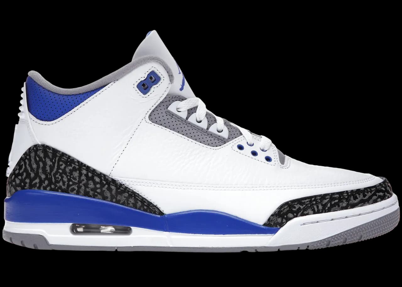 Jordan 3 racing blue