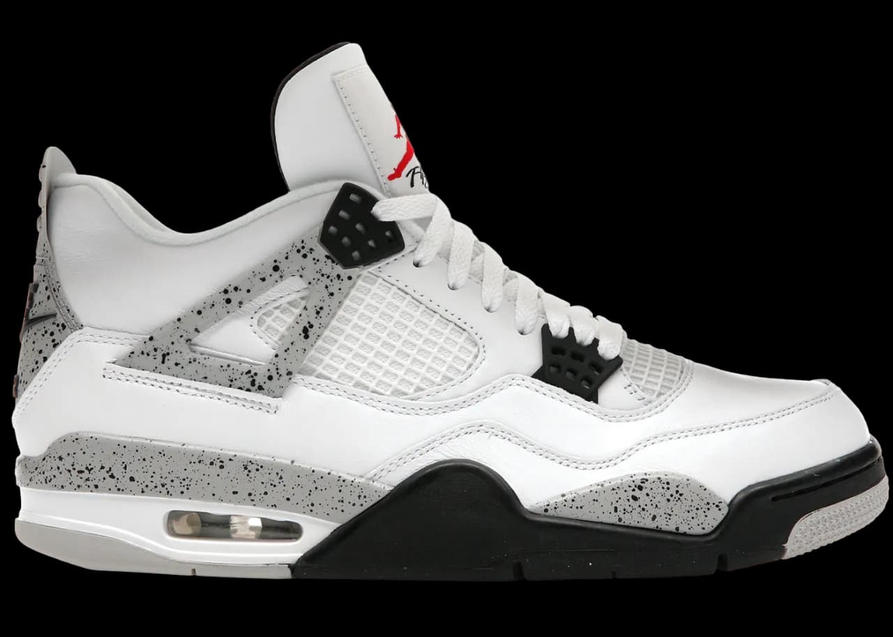 Jordan 4 white cement