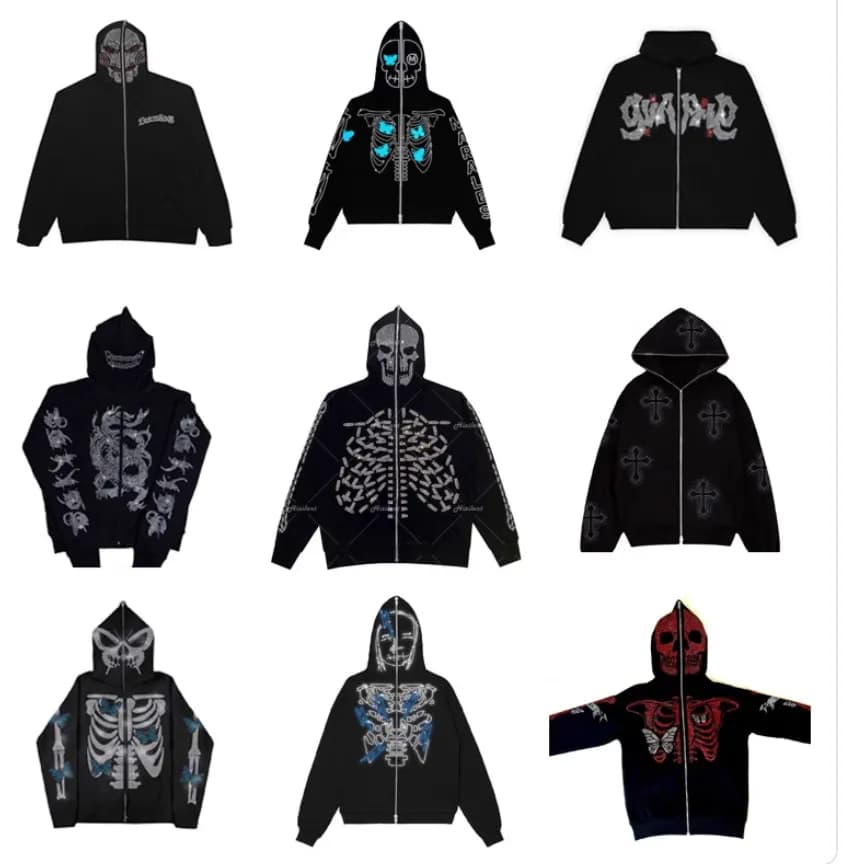 y2k zip hoodie - KakoBuy Spreadsheet