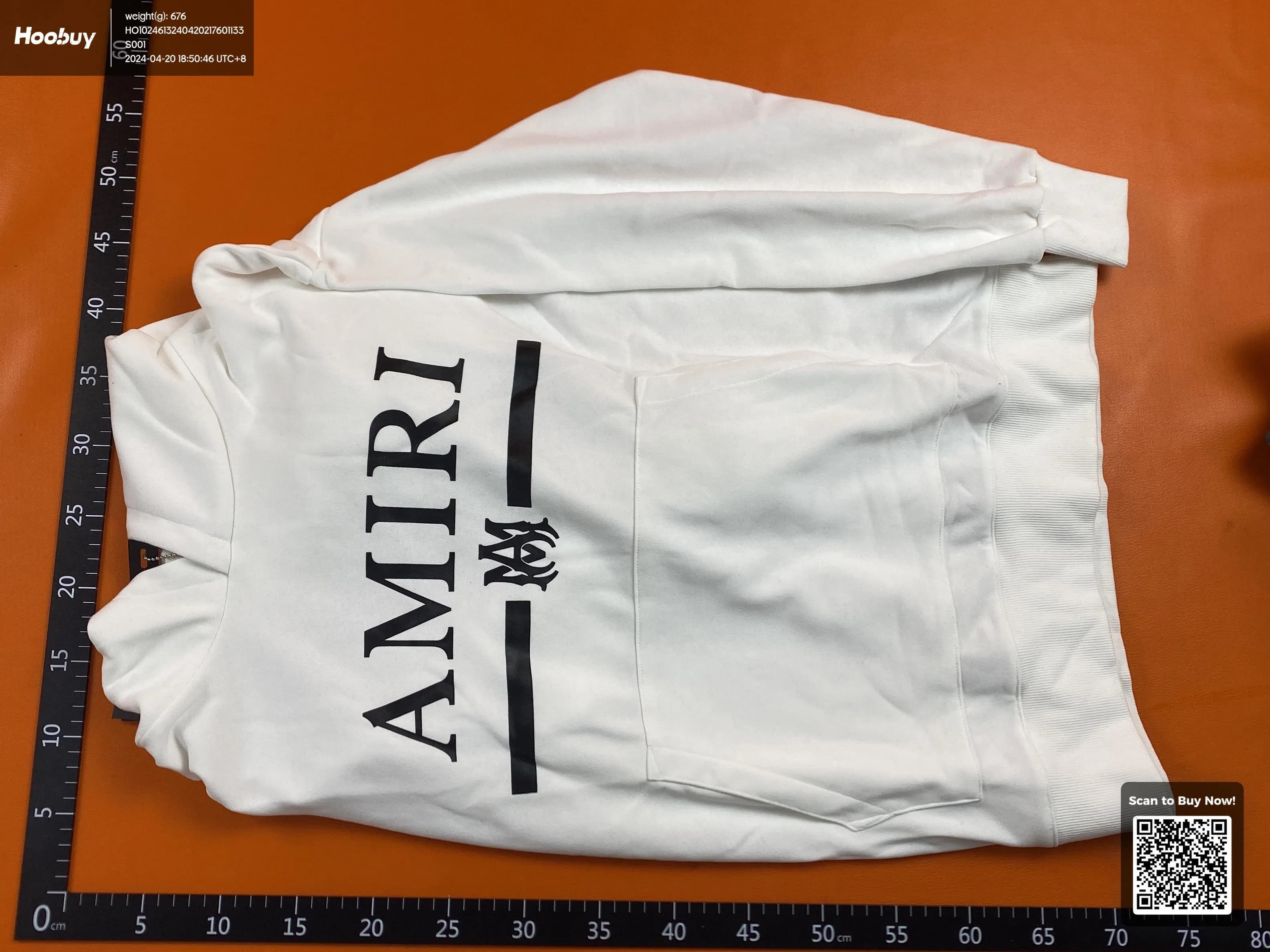 Plain Amiri hoodie - KakoBuy Spreadsheet