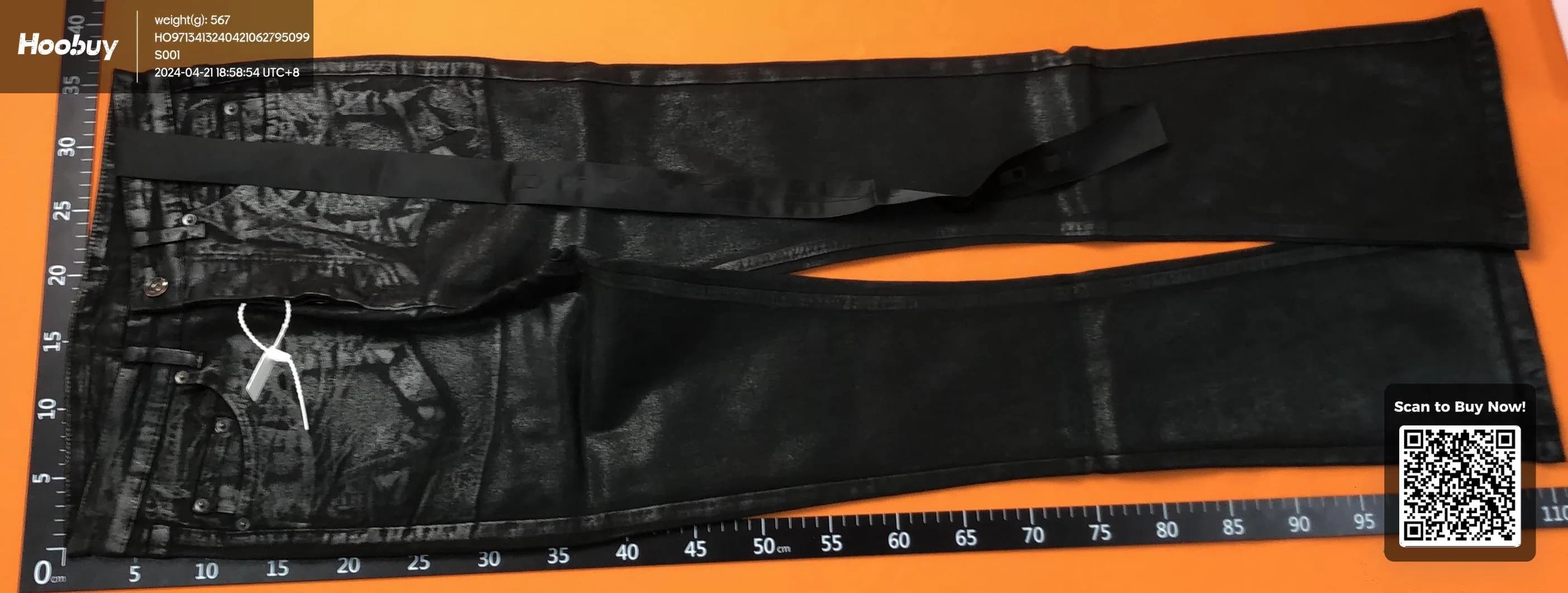 Rick Owens Waxed jeans - KakoBuy Spreadsheet