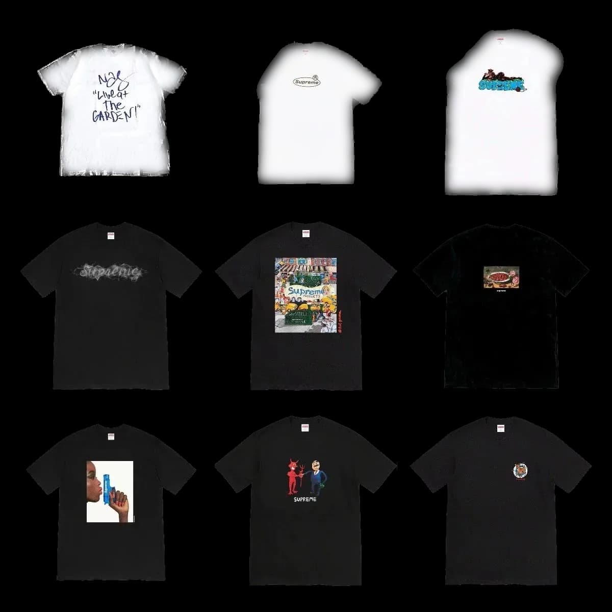 Supreme T-Shirts - KakoBuy Spreadsheet