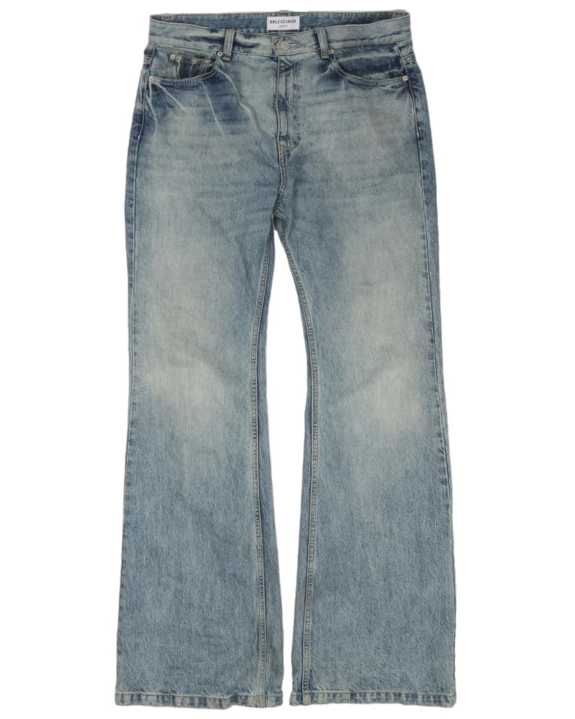 Balenciaga Lost Tape Flared Denim Blue - KakoBuy Spreadsheet