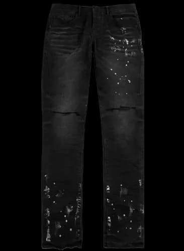 PURPLE WHITE PAINT JEANS - KakoBuy Spreadsheet