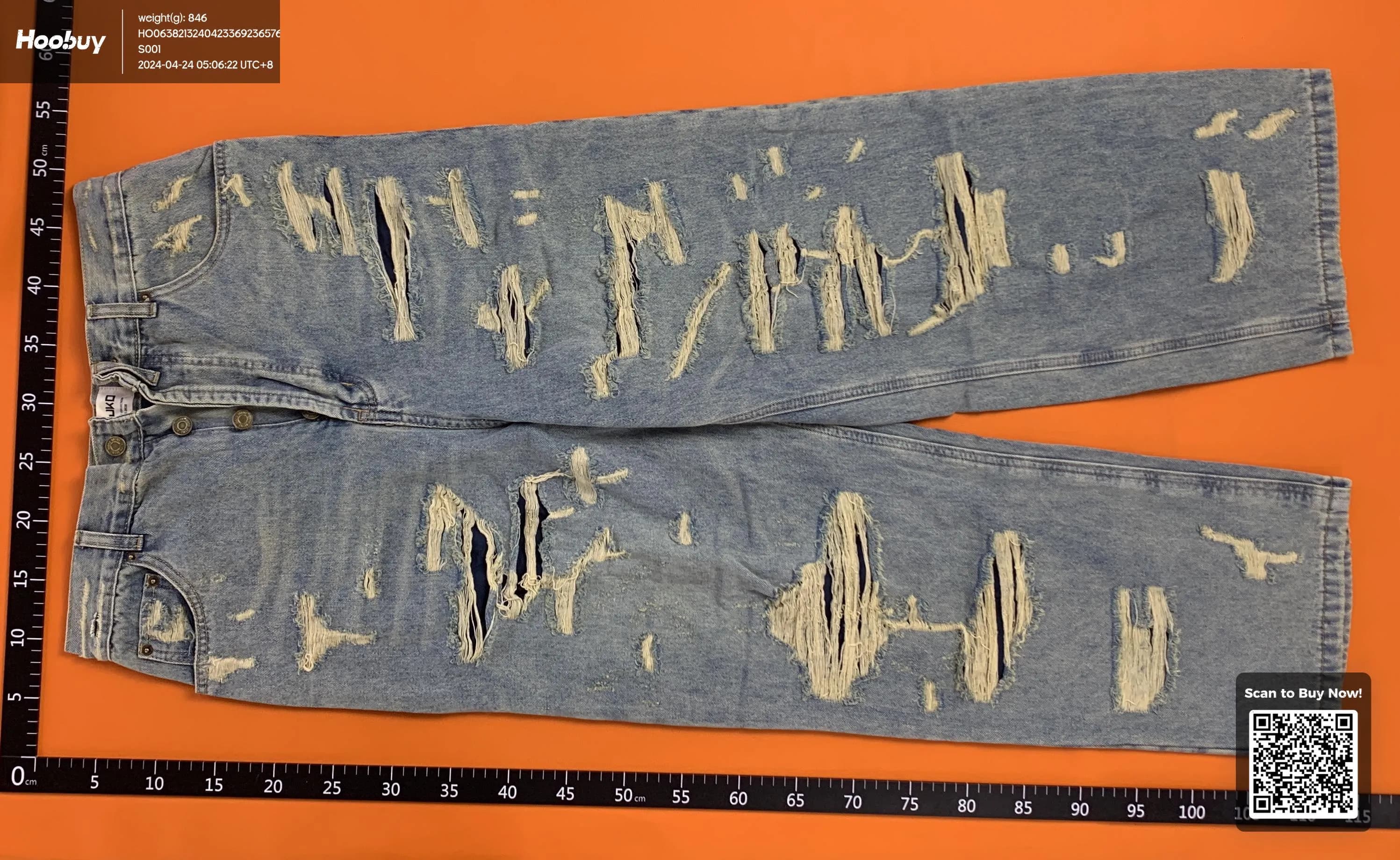 BALENCIAGA DISTRESSED JEANS - KakoBuy Spreadsheet