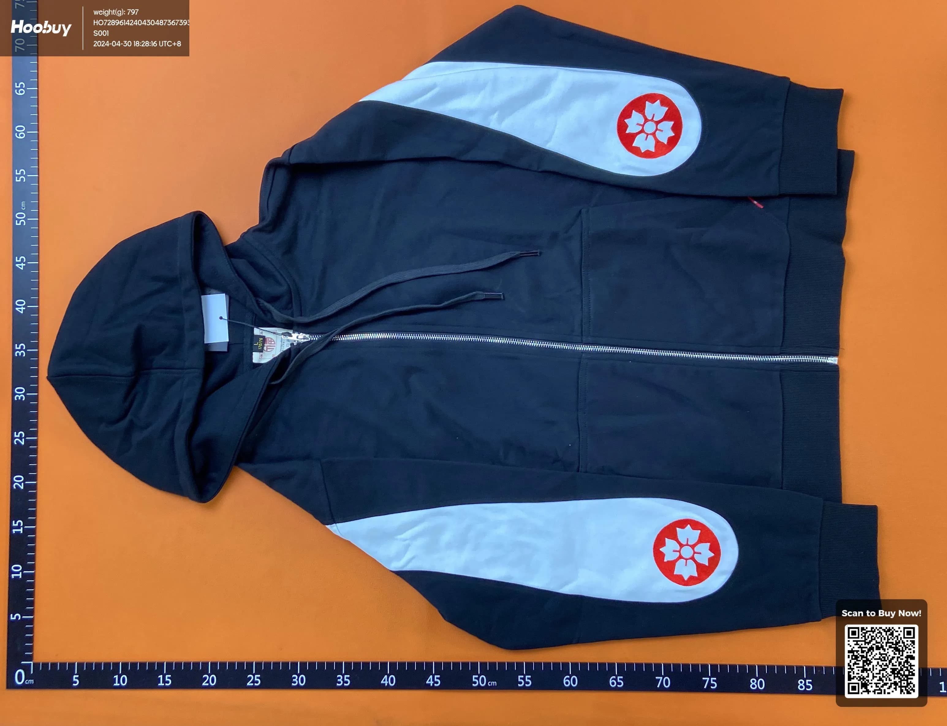 Evisu zip up hoodie - KakoBuy Spreadsheet