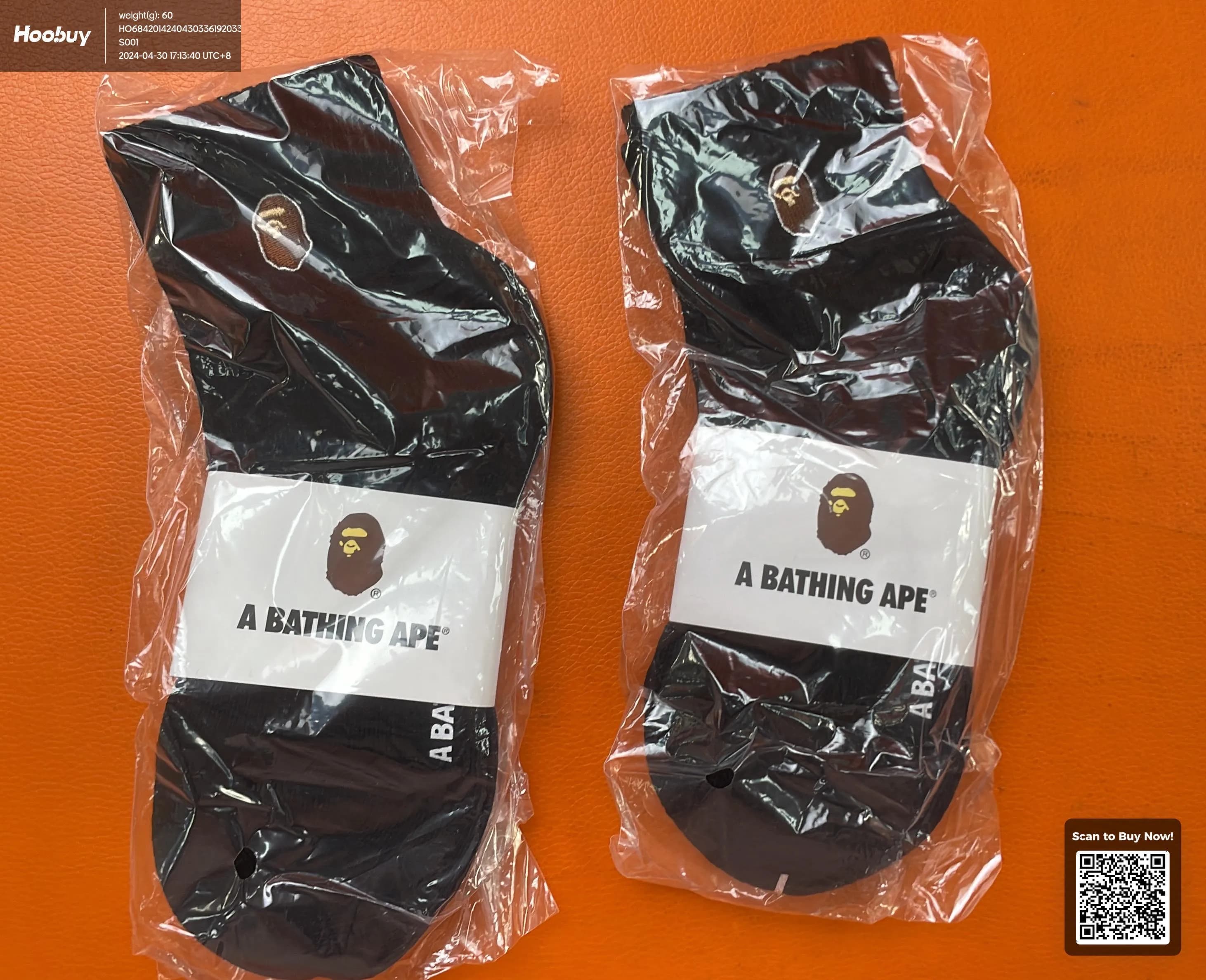 Bape socks - KakoBuy Spreadsheet