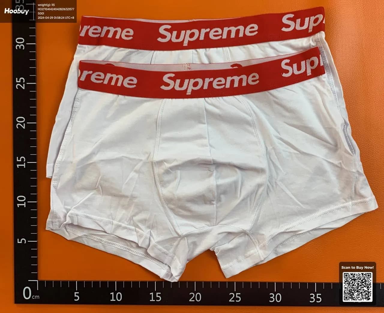 Supreme underwear - KakoBuy Spreadsheet
