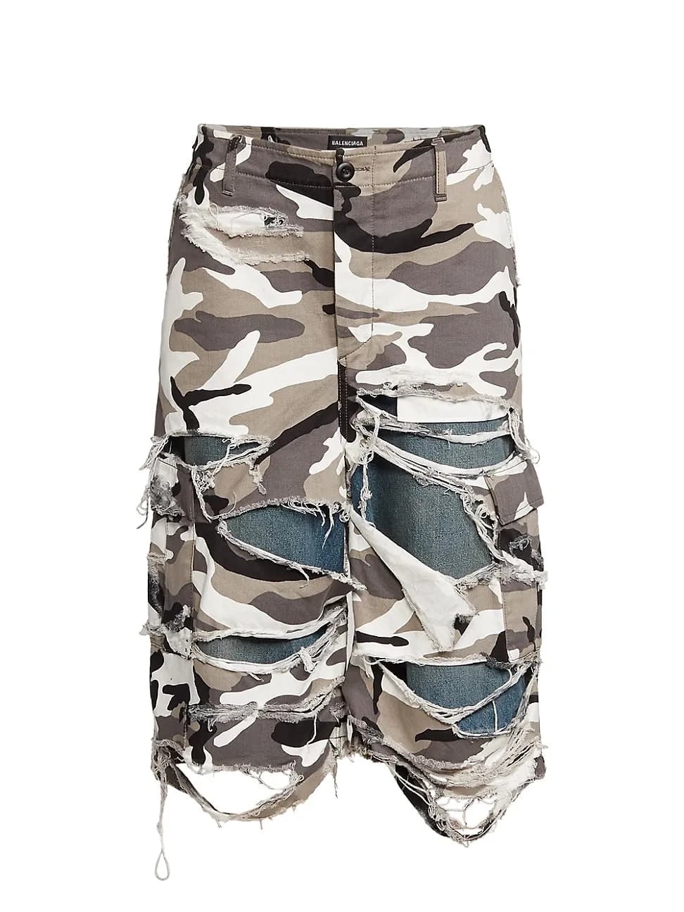 Balenciaga Ripped Camo Shorts - KakoBuy Spreadsheet