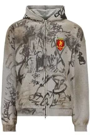 Balenciaga Skater Graffiti Zip Up Hoodie (3 Styles) - KakoBuy Spreadsheet