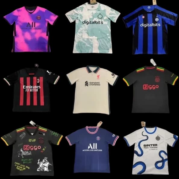 Football TEE Psg - Roma - Brazil - Inter - Ajax - France - Portugal - Italy - Japan - Arsenal - Atletico.... - KakoBuy Spreadsheet