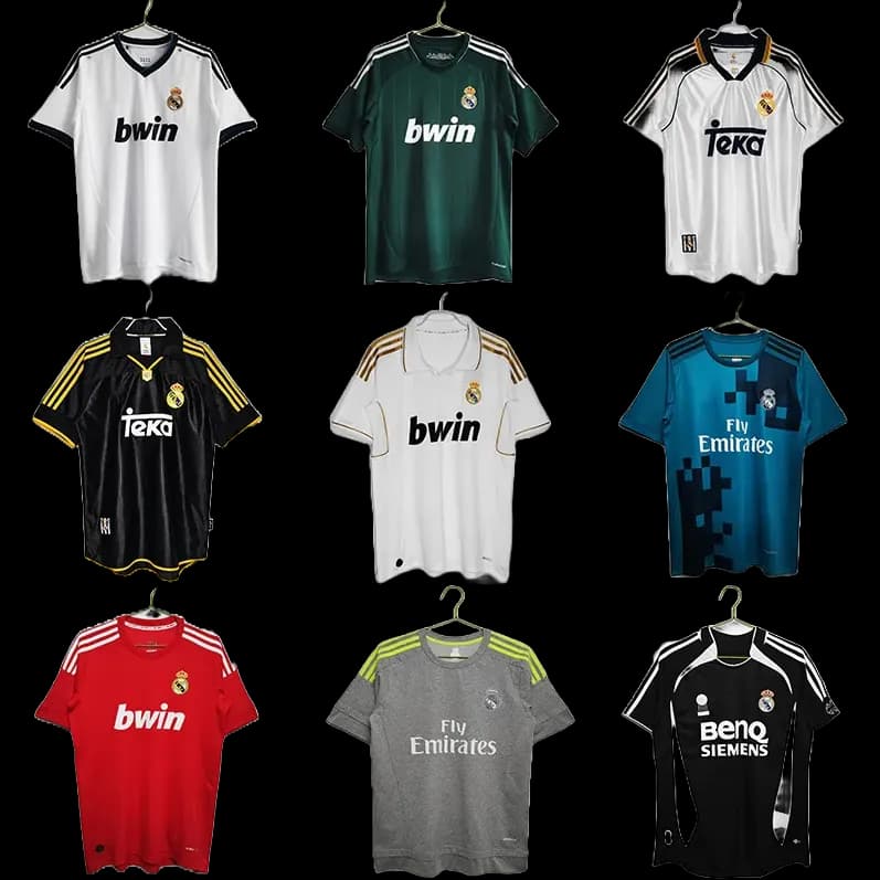 Football tees (Real Madrid, Barcellona, Real Betis, Kaizer Chiefs, Derby County, Ajax) - KakoBuy Spreadsheet