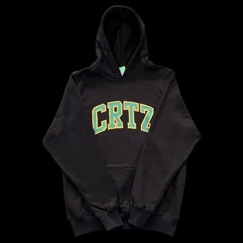 CORTEIZ HOODIE BLACK-GREEN CRTZ