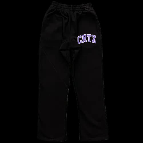 CORTEIZ SWEATPANTS BLACK-PURPLE CRTZ - KakoBuy Spreadsheet