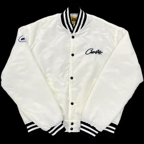 CORTEIZ VARSITY JACKET WHITE - KakoBuy Spreadsheet
