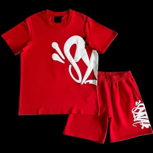 Syna World Tee and Shorts Set Red