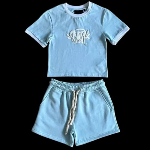 Syna World Women Summer Set Cyan - KakoBuy Spreadsheet