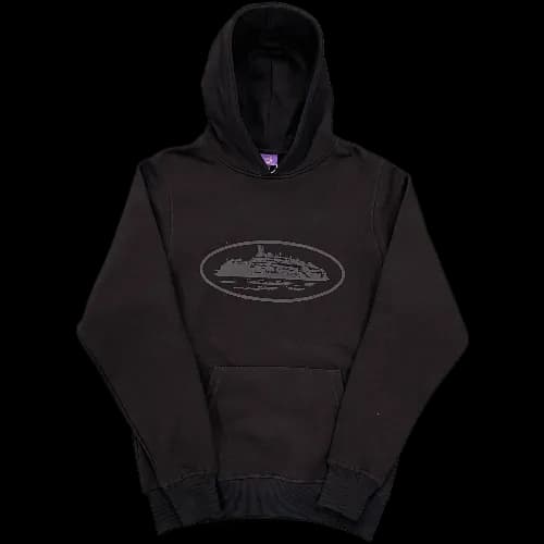 corteiz hoodie black  alcatraz logo black - KakoBuy Spreadsheet