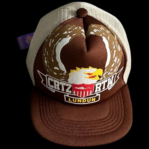 corteiz cap Trucker  Eagle -Brown - KakoBuy Spreadsheet
