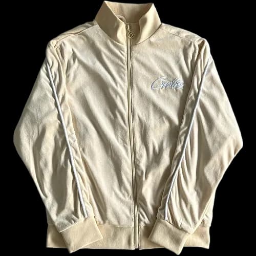 corteiz zip up hoodie Velor tracksuit – Cream - KakoBuy Spreadsheet
