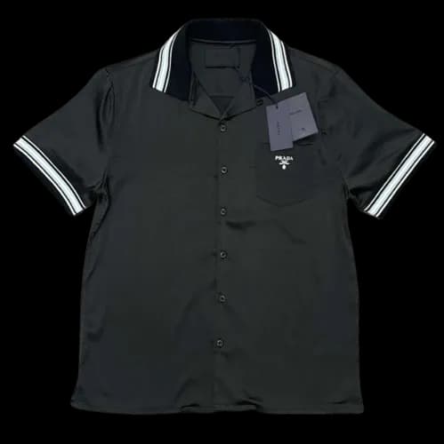 Prada Black Polo Shirt