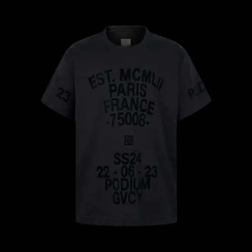Givenchy Black Tee - KakoBuy Spreadsheet