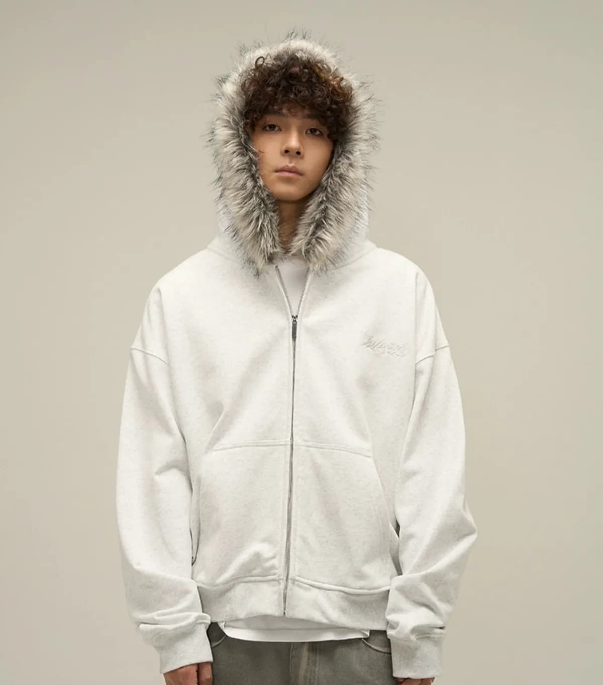 Fur Collar Zip Up (2 Styles) - KakoBuy Spreadsheet