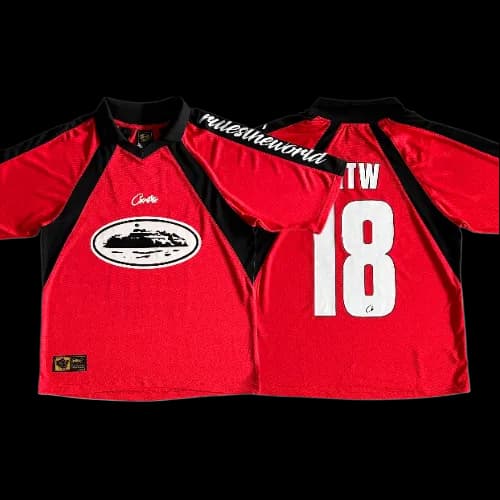 corteiz jersey panel - red - KakoBuy Spreadsheet