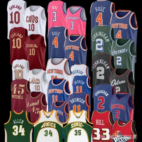 NBA Jersey Tanktop Pistons,Cavaliers,Supersonic,Utah Jazz,Bullet,Wizards,Knicks,Rockets,North Carolina - KakoBuy Spreadsheet
