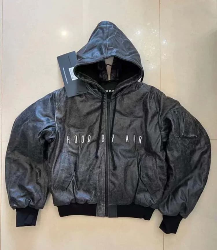 Hood By Air Leather Bomber Jacket - KakoBuy Spreadsheet