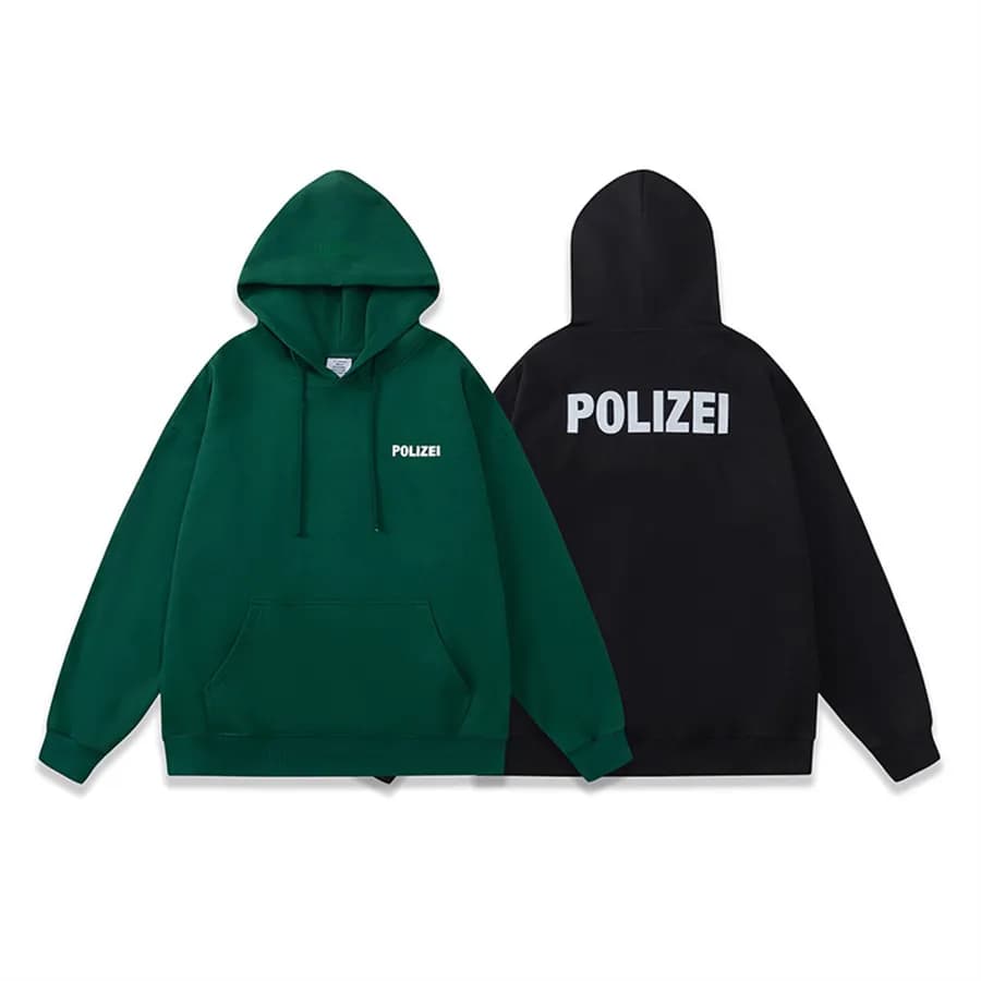 Vetements Polizei Hoodie (2 Styles) - KakoBuy Spreadsheet
