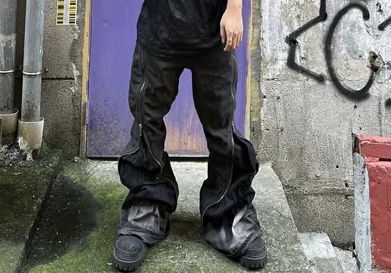 Rick Owens Washed Black Bolan Banana Pants - KakoBuy Spreadsheet