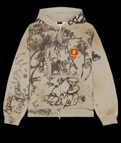 Balenciaga skater ZIPPER hoodie - Image 3