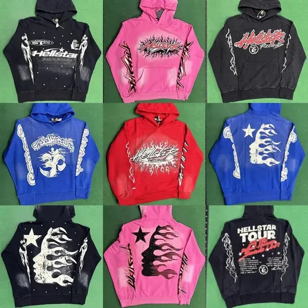Hellstar Hoodies (18+ Colorways) - KakoBuy Spreadsheet