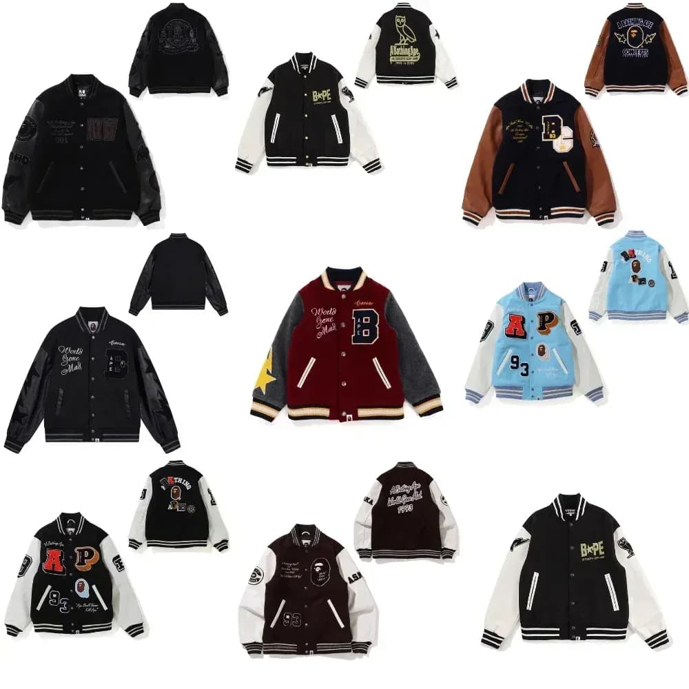 Bape Varsity Jacket (23+ Colorways) - KakoBuy Spreadsheet