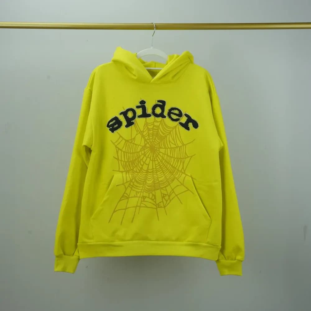 SPIDER F&F Sp5der Hoodie YELLOW - KakoBuy Spreadsheet