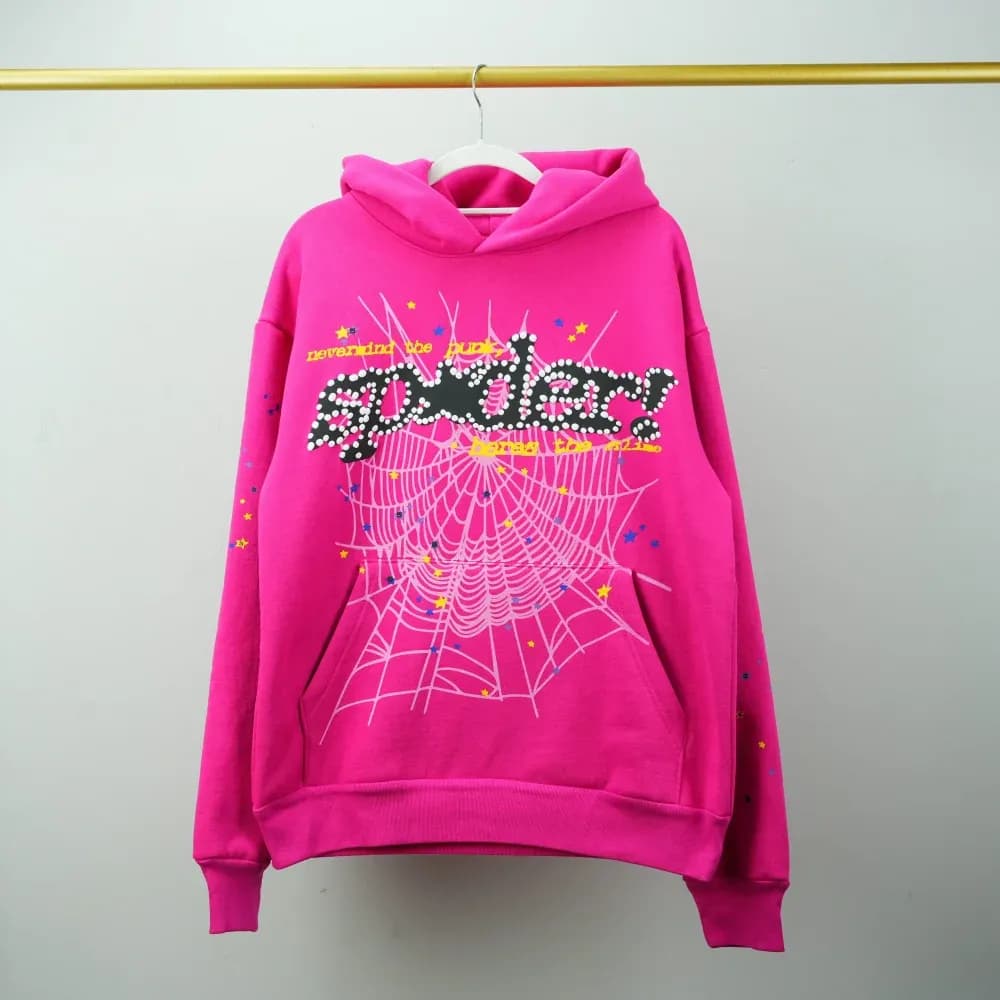 Sp5der P*NK Hoodie Pink - KakoBuy Spreadsheet