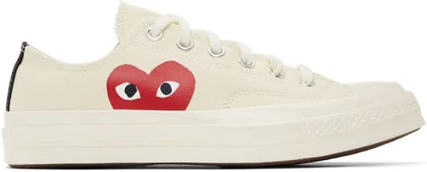 Converse Chuck Taylor All Star 70 Ox Comme des Garcons PLAY White Low - KakoBuy Spreadsheet