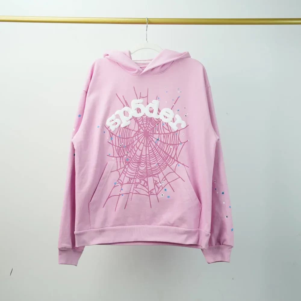 Sp5der OG Web Hoodie Pink - KakoBuy Spreadsheet