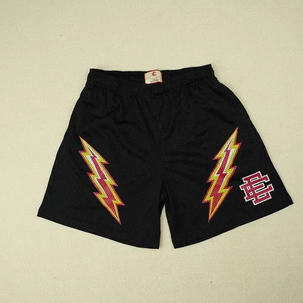 Eric Emanuel EE Basic Lightning Bolt Short Black/Yellow/Red - KakoBuy Spreadsheet