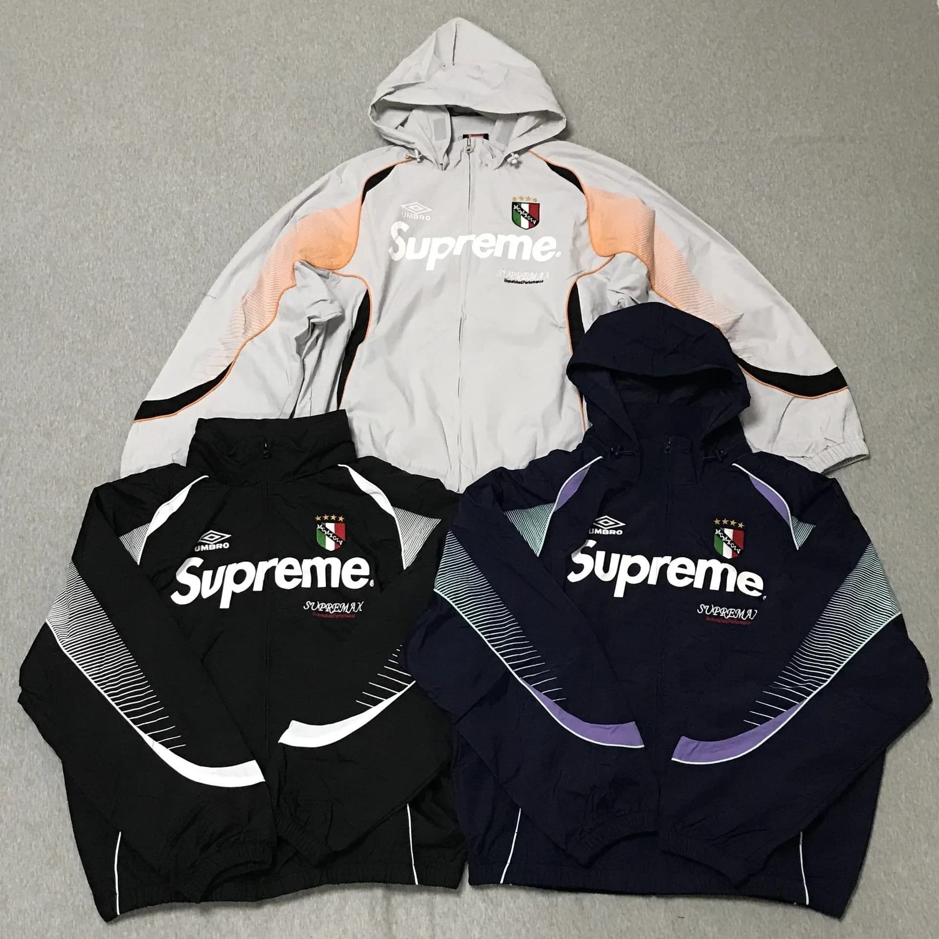 SuÓreme UmÓbro Track Jacket Navy Men's - SS 22 - US (43) - KakoBuy Spreadsheet