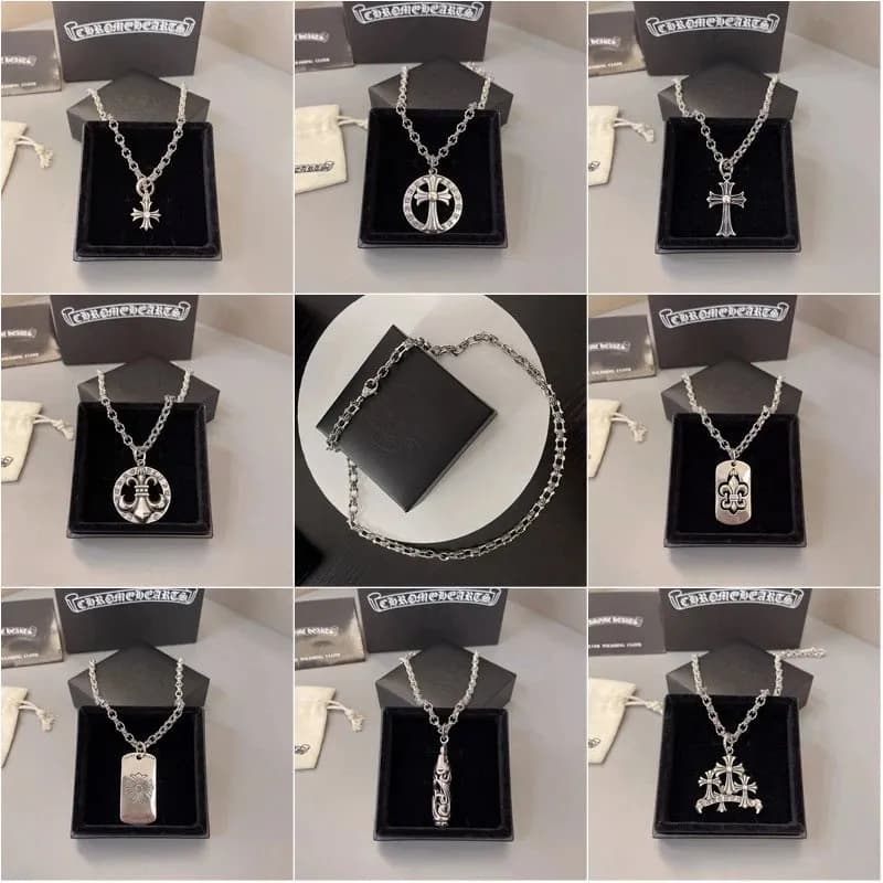 Chr*ome  Hea*rts    necklace (31)