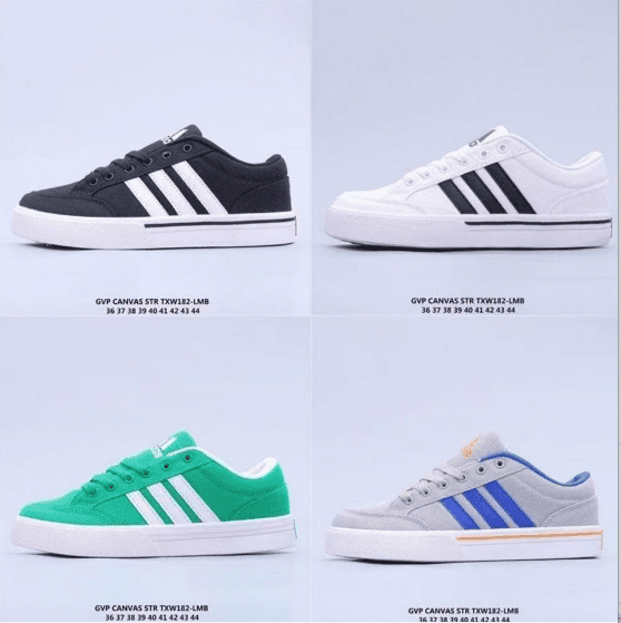 AD-Style Canvas Court Sneakers
