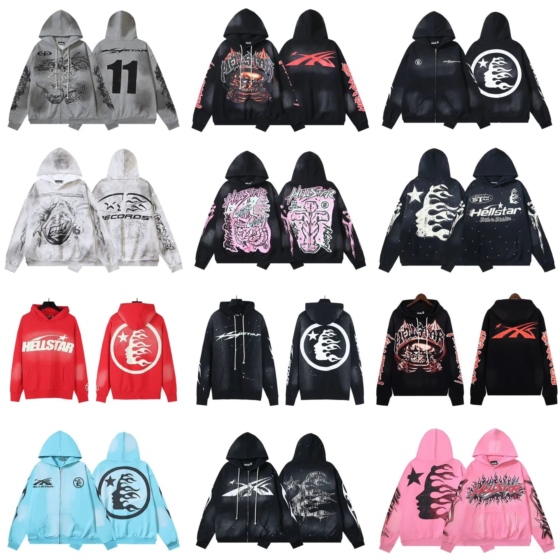 Hellstar Graphic Print Hoodie