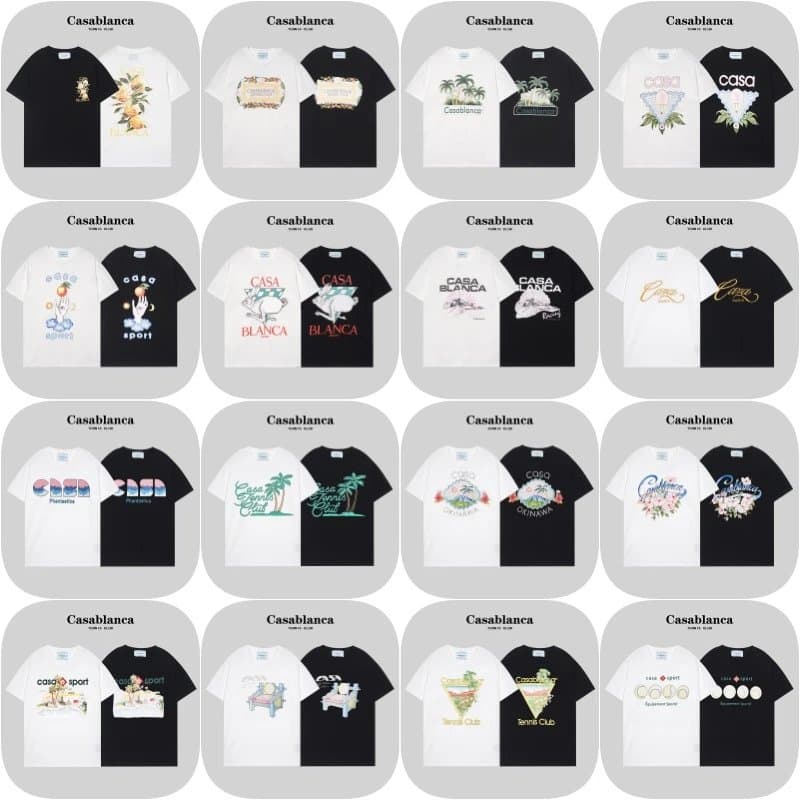 Casablanca-Style Printed Tee