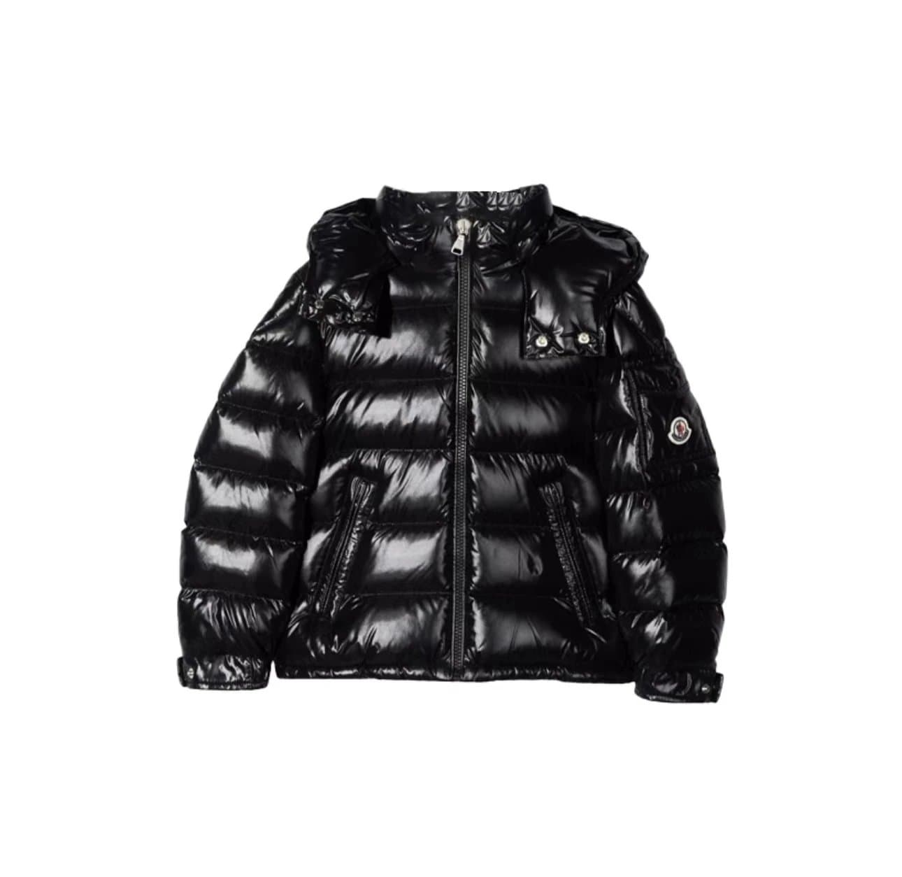 MC-Style Glossy Puffer Jacket