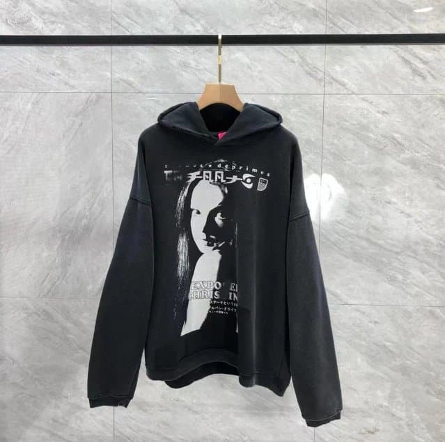 Vintage Washed Graphic Hoodie