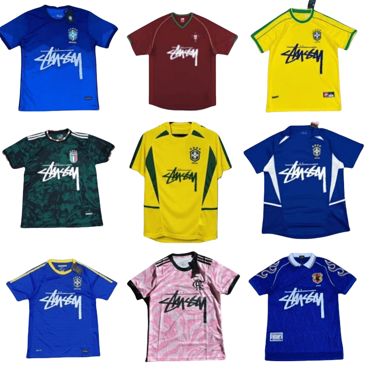 Stussy-Style Football Jersey