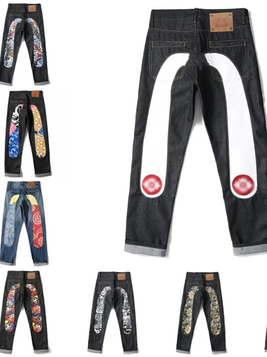 EV-Style Painted Denim Jeans